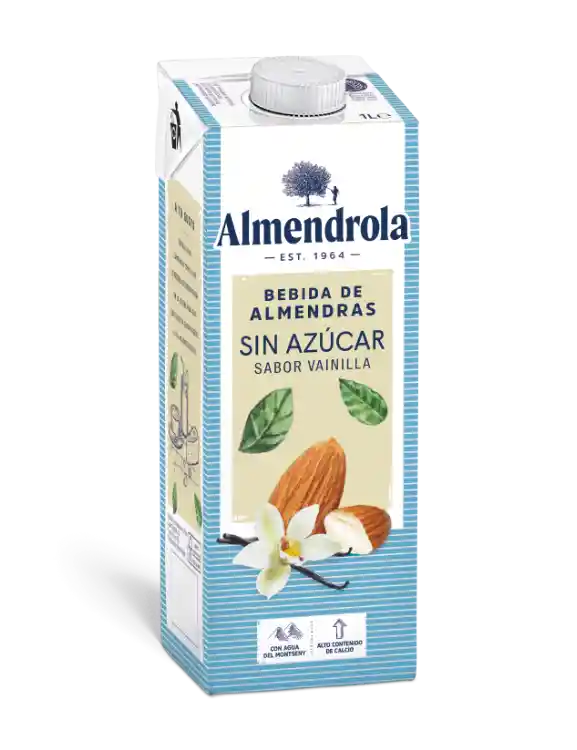 Bebida De Almendra Vainilla Sin Azúcar - Almendrola 1l