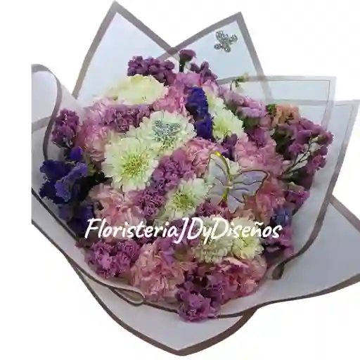 Bouquet De Claveles Sencillo