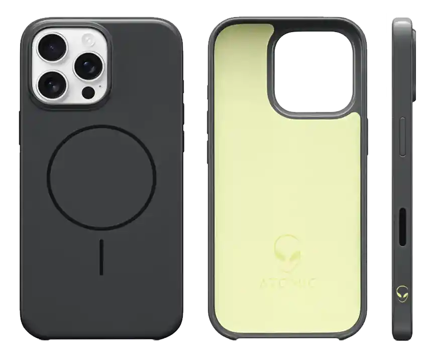 Estuche Atomic Magsafe Iphone 15 Pro Negro