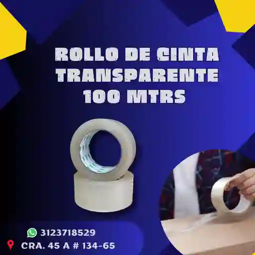 Cinta Transparente X 100 Mtrs