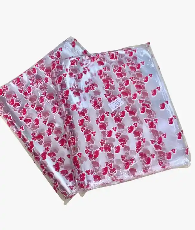 Bolsas Celofán 18x30 Cms X 100 Unds Decorada