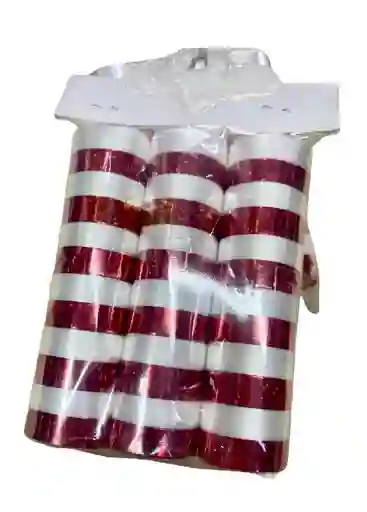 Serpentinas Roja Y Blanca