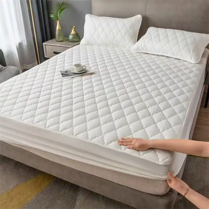 Protector De Colchón 100% Antifluido Cama 120x190 Semi Doble - Negro