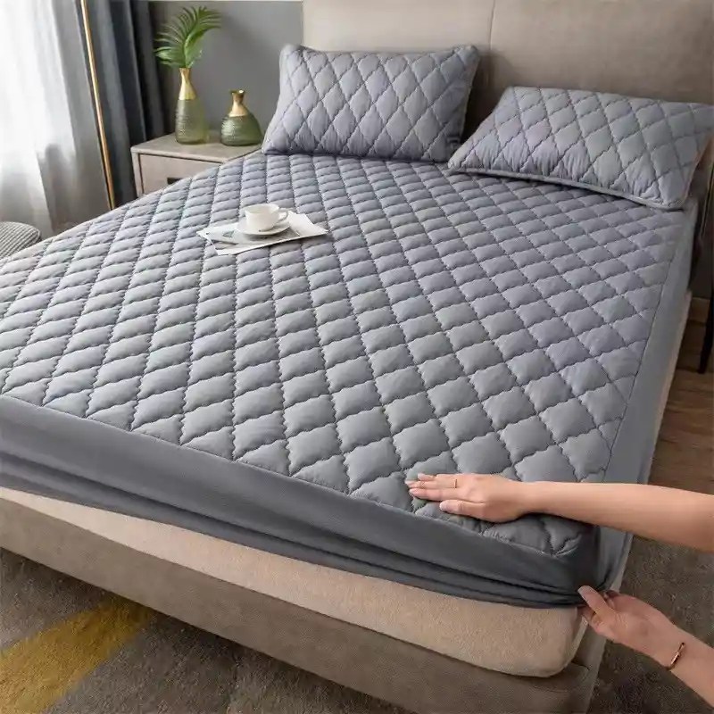 Protector De Colchón 100% Antifluido Cama 120x190 Semi Doble - Negro