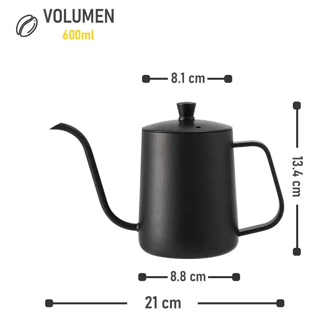 Set X5 Cafetera Lujo Vertido Café V60 Grinder Acero 40 Filtros