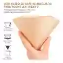 Set X5 Cafetera Lujo Vertido Café V60 Grinder Acero 40 Filtros