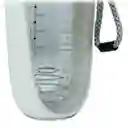 Termo Shaker Proteína 600ml Vaso Base Curva Mezclador Blanco