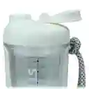 Termo Shaker Proteína 600ml Vaso Base Curva Mezclador Blanco