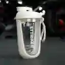 Termo Shaker Proteína 600ml Vaso Base Curva Mezclador Blanco