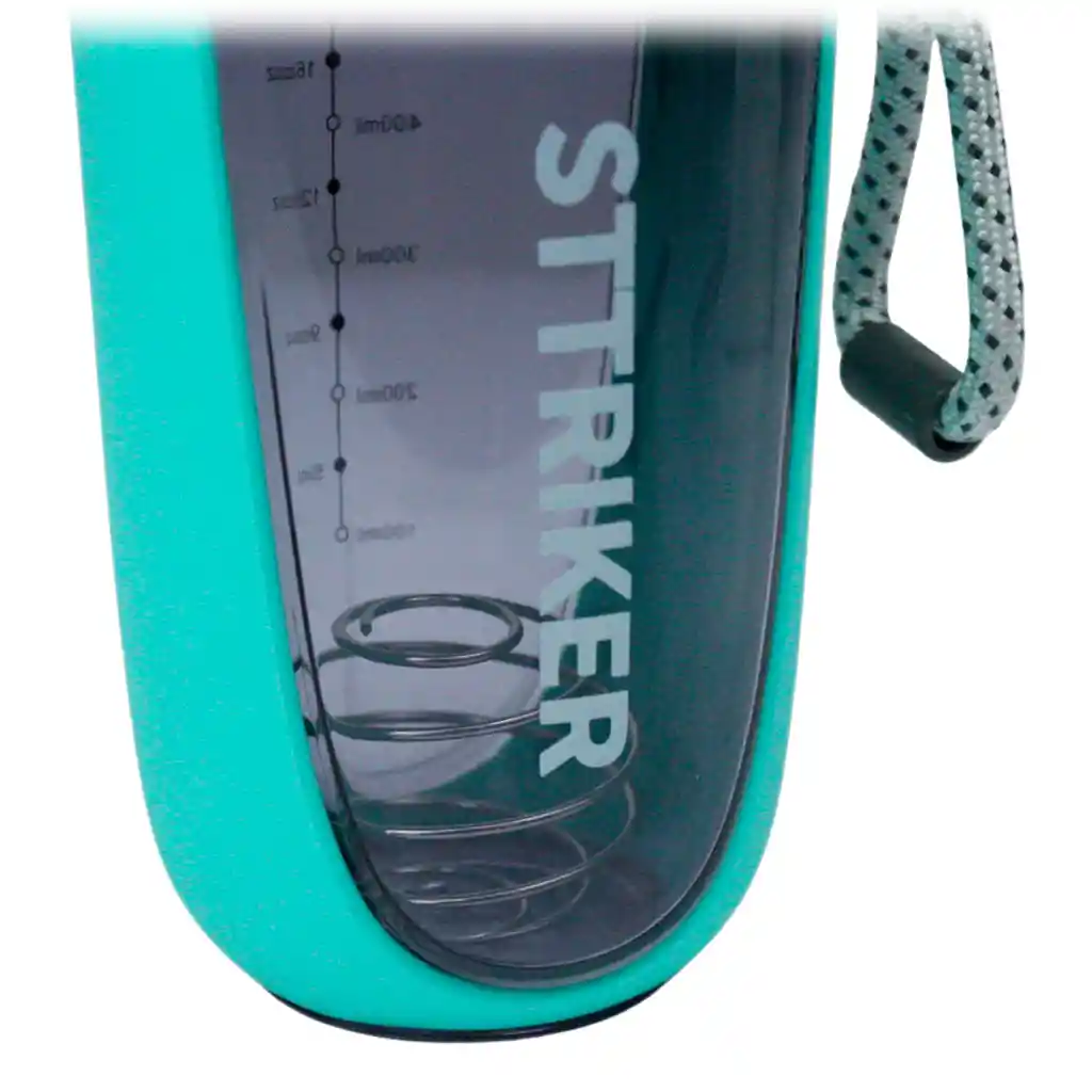 Termo Shaker Proteína 600ml Vaso Base Curva Mezclador Morado/verde