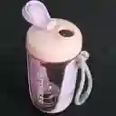 Termo Shaker Proteína 600ml Vaso Base Curva Mezclador Rosado/lila