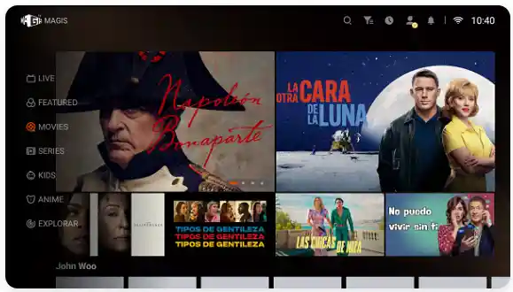 Proyector S40 Max 150" 4k Con Video Juegos Y App Magis