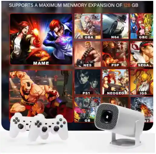 Proyector S40 Max 150" 4k Con Video Juegos Y App Magis