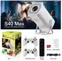 Proyector S40 Max 150" 4k Con Video Juegos Y App Magis