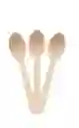 Cucharas Medianas Madera 14 Cms X 100 Unds