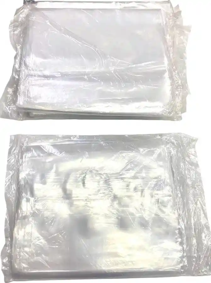 Bolsas Plásticas 6x10" Transparentes Calibre 1 (15x25 Cms)