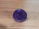 Anillo Redondo Arte Resina Morado