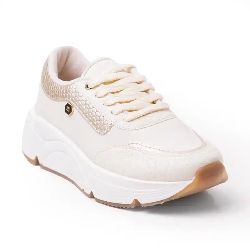 Price Shoes Tenis Moda Para Mujer 282m484talco