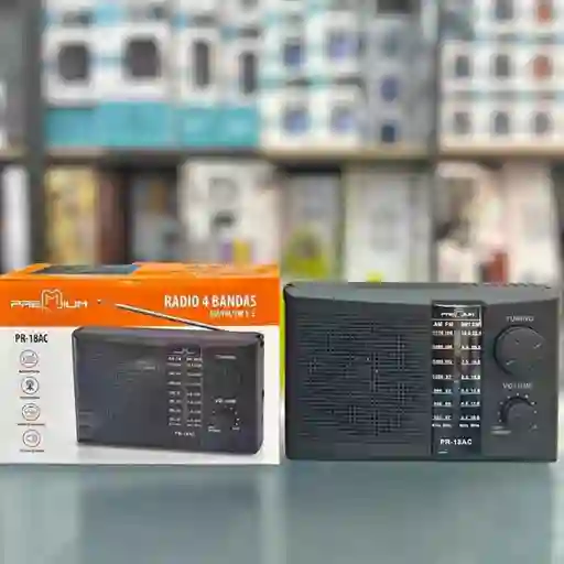 Radio Am/fm 4 Bandas Premium Sonido Potente Y Conexión Directa A Corriente