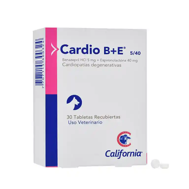 Cardio B+e 5/40 Por 30 Tabletas