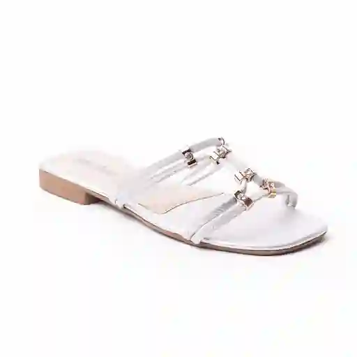 Price Shoes Sandalias Planas Para Mujer 272hv29plata