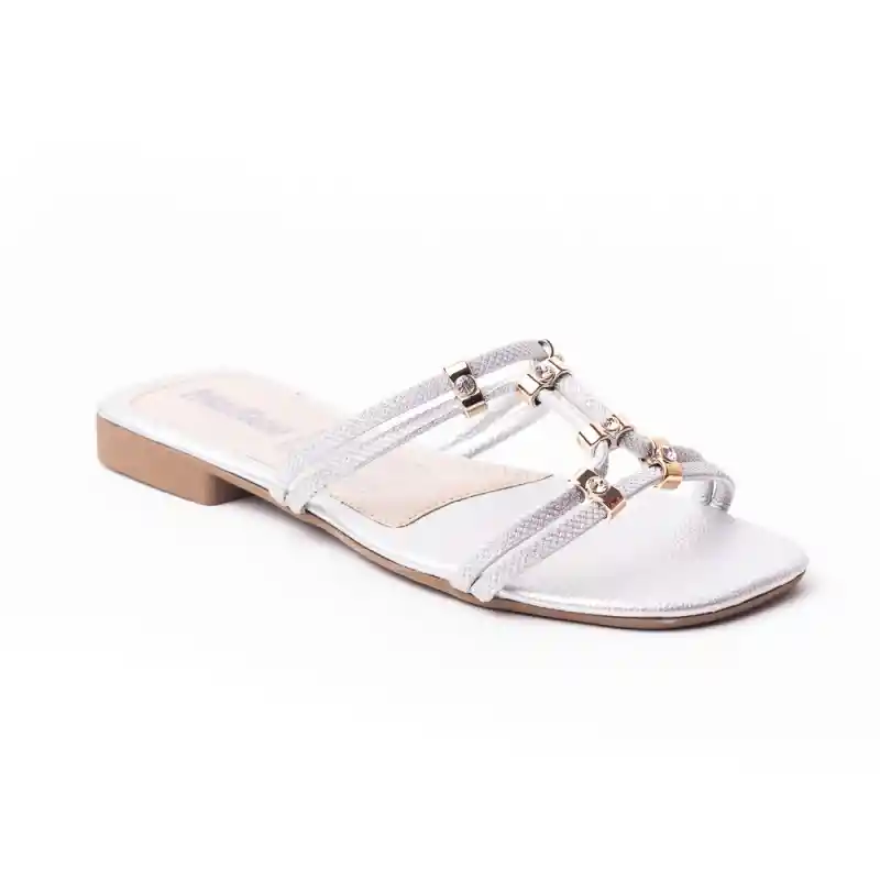 Price Shoes Sandalias Planas Para Mujer 272hv29plata