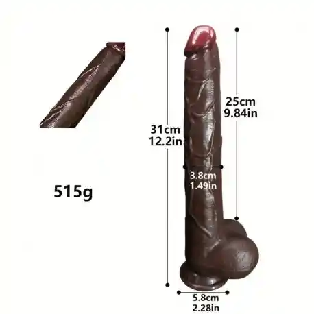 Dildo Enorme Realista 31 Cm