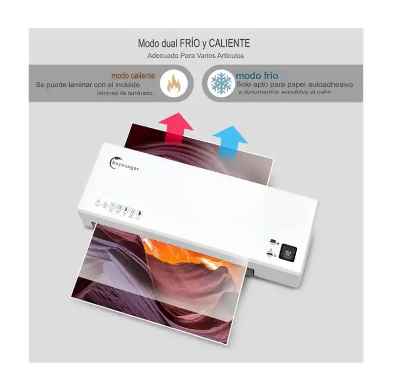 Laminador Dual Alternante Buyounger Hogar-oficina Silenciosa