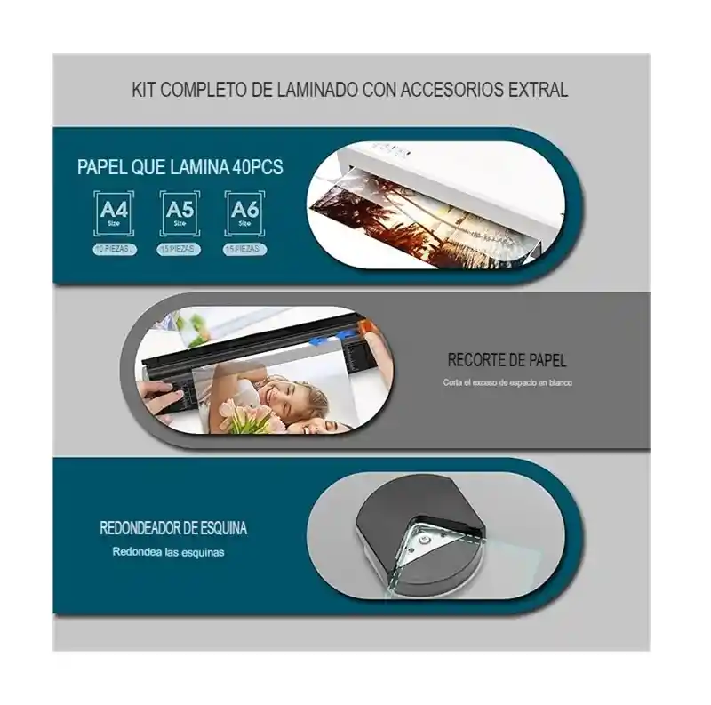 Laminador Dual Alternante Buyounger Hogar-oficina Silenciosa