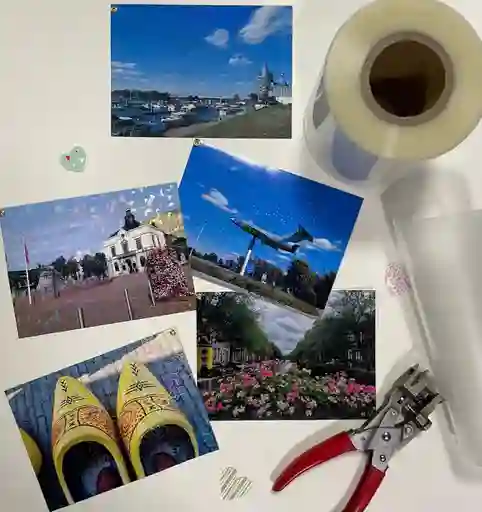 Plastificación Holográfica Media Carta