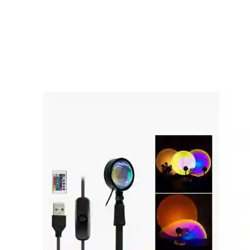 Lámparas Puesta De Sol Usb Proyector Tik Tok 8540