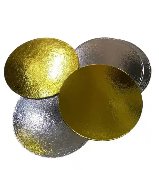 Bases Cartón 16 Cms Doble Faz, Blondas Cartón