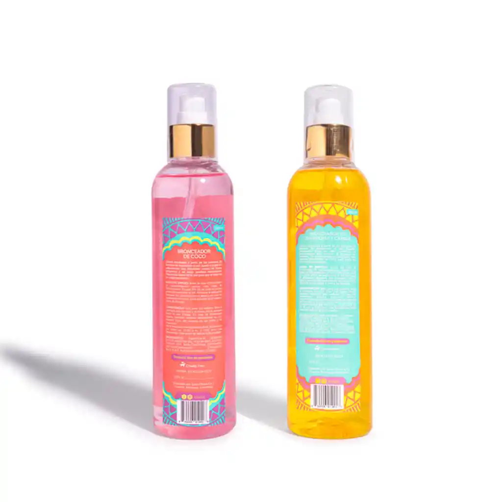 Dúo De Bronceadores D'luchi (2 Productos + Estuche)