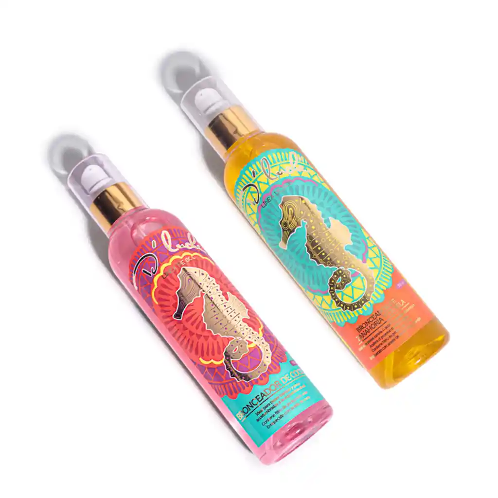 Dúo De Bronceadores D'luchi (2 Productos + Estuche)