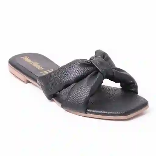 Price Shoes Sandalia Plana Para Mujer 462jc010negro