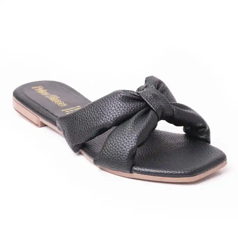Price Shoes Sandalia Plana Para Mujer 462jc010negro