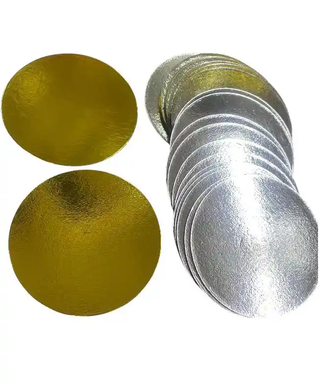 Bases Cartón 21 Cms Doble Faz , Blondas Cartón