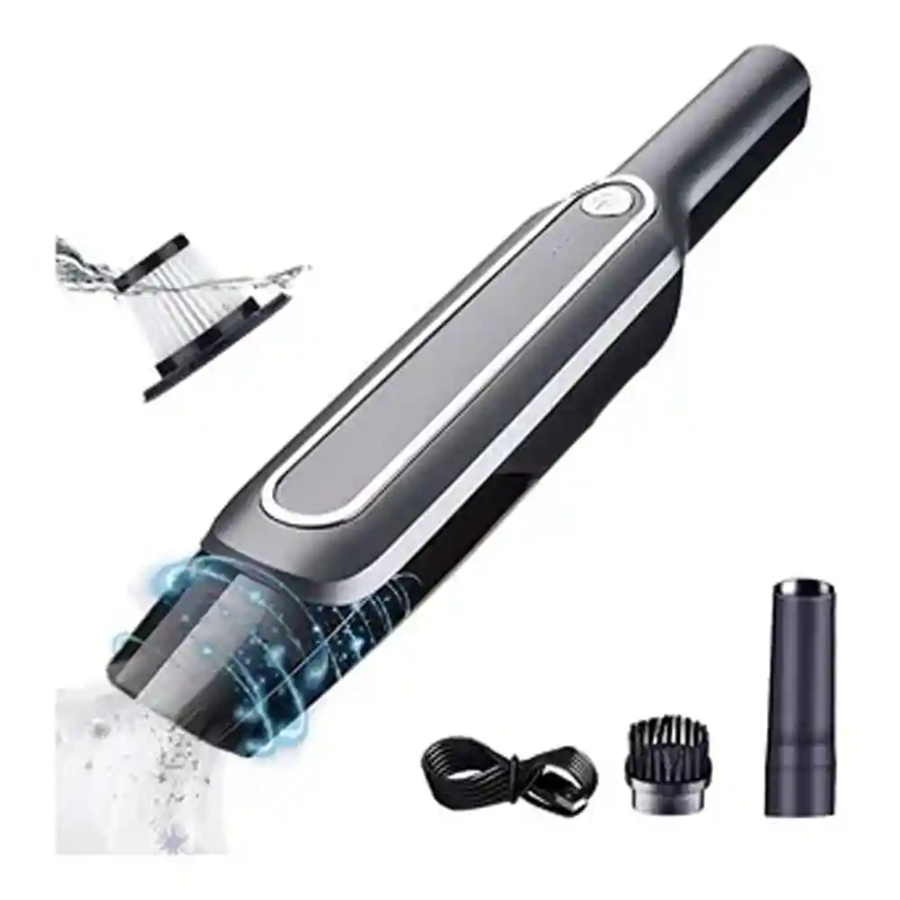 Aspiradora Mini Recargable Portatil Auto Hogar Potente 120w