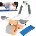 Rueda Abdominal Rebote Automatico Rodillo Lumbar Ab Doble