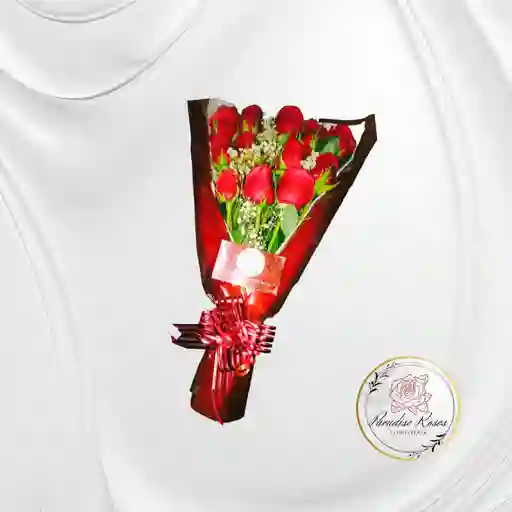 Rosas Rojas En Buckets Amor