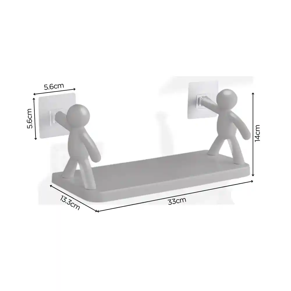 Estante Repisa Figura Flotante Organizador Baño Tocador Dormitorio