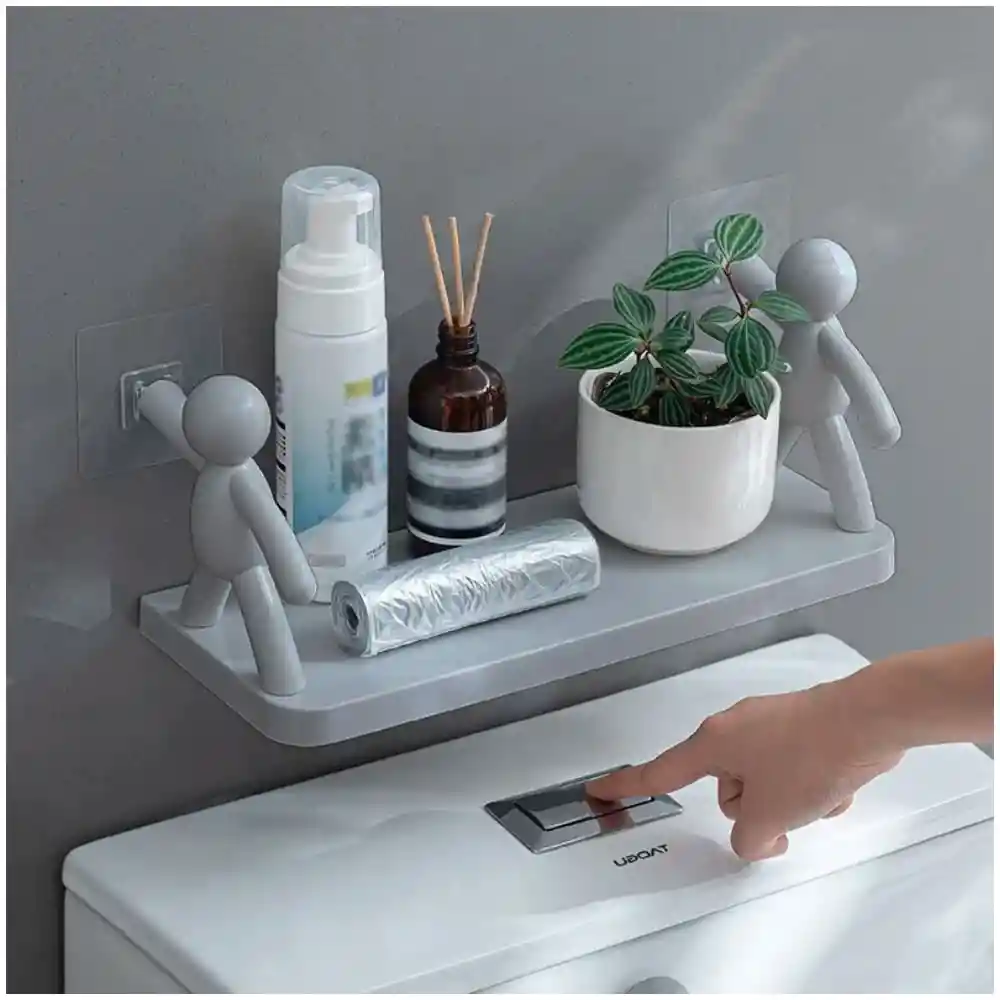 Estante Repisa Figura Flotante Organizador Baño Tocador Dormitorio