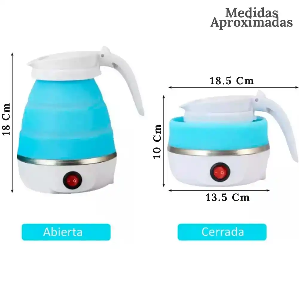 Hervidor Electrico Calentador De Agua Tetera Plegable