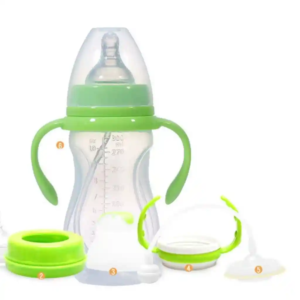 Tetero Asas 11 Onz Con Válvula Removible - Rosado