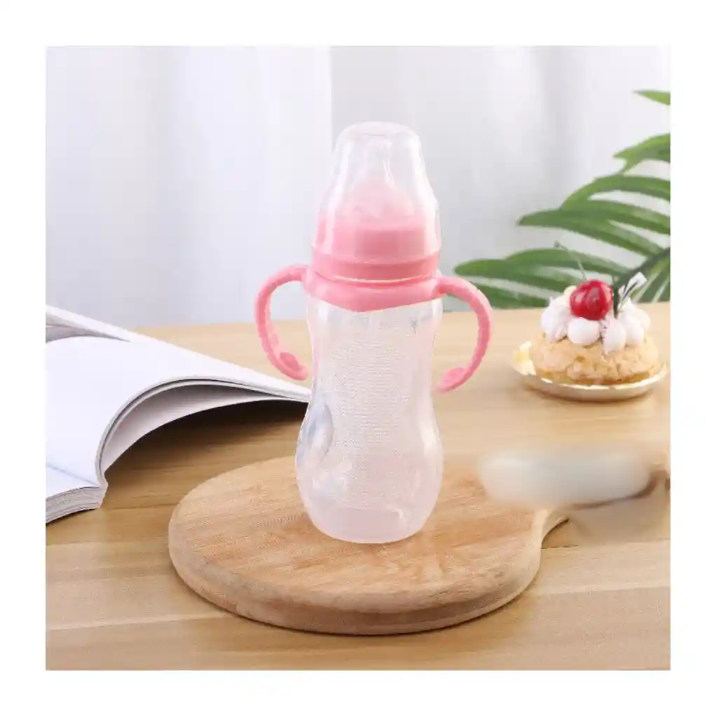 Tetero Asas 11 Onz Con Válvula Removible - Rosado