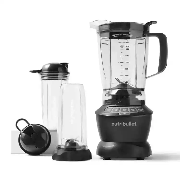 Licuadora Nutribullet 1200 W Combo 8 Pce Negra
