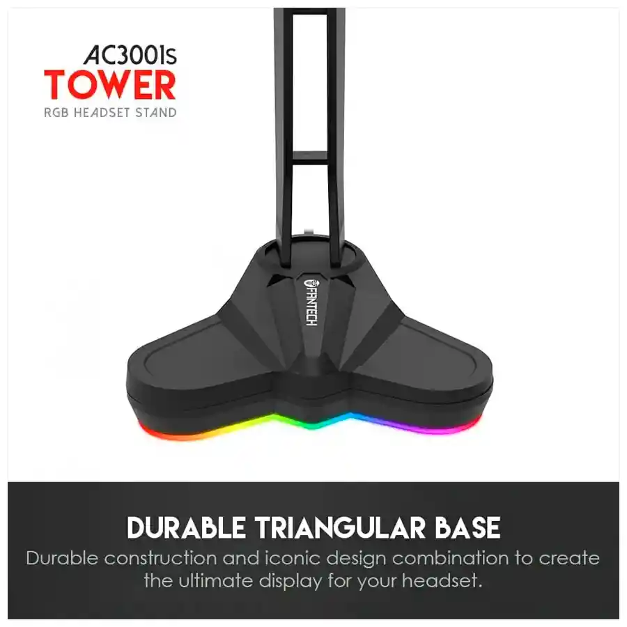 Soporte Gamer Para Audífonos Fantech Ac3001s Rgb