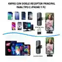 Micrófono De Solapa Inalámbrico Con 2 Receptores Para Celular Tipo C Iphone Y