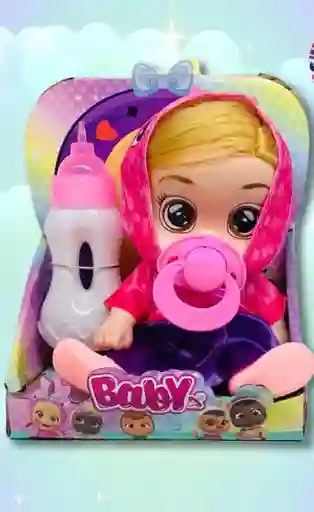 Muñeco Lloron Baby Chupo Biberon
