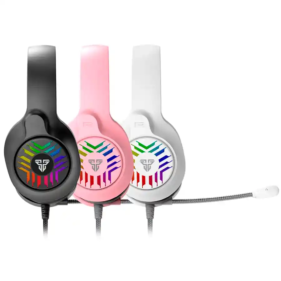 Diadema Gamer Fantech Blitz Mh87 Rosa Rgb